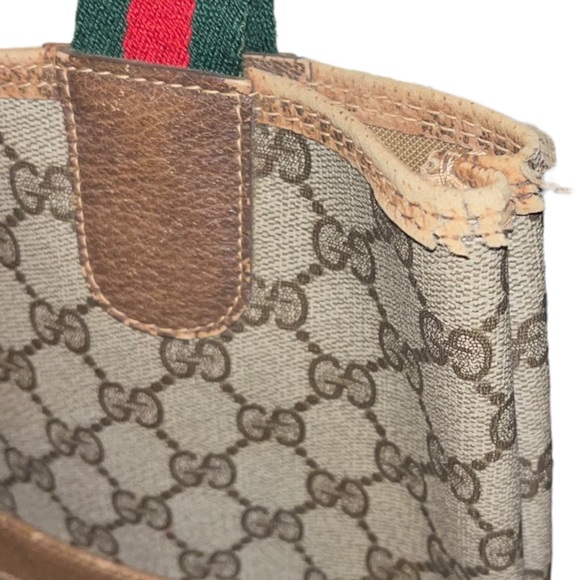 GUCCI Vintage Authentic GG Supreme Web Tote Bag - Picture 9 of 16